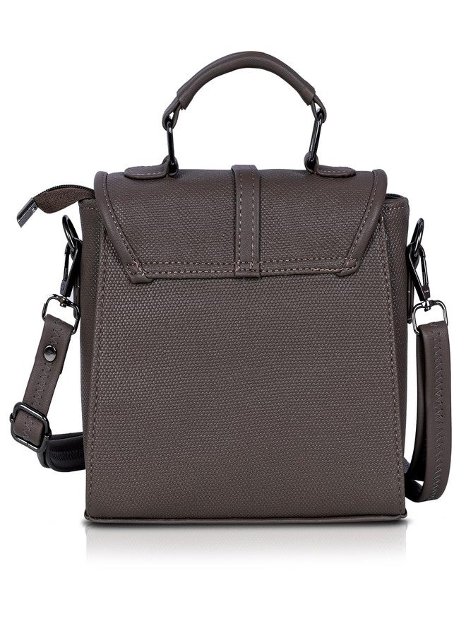 Catchy Women's Girls Cross Body Sling Bag (Grey) - Image 5